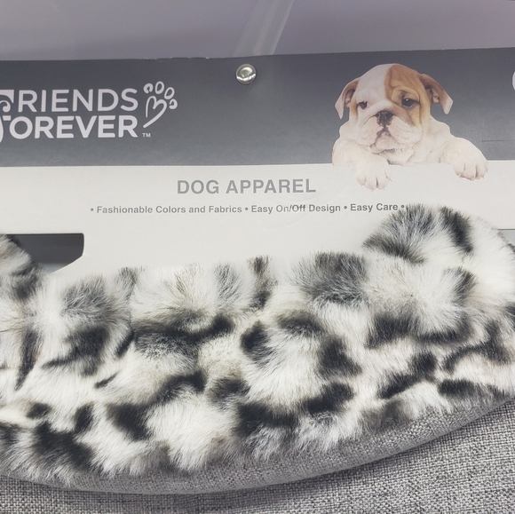 1839- Friends Forever Dog Dress Faux Fur NWT - Picture 3 of 12
